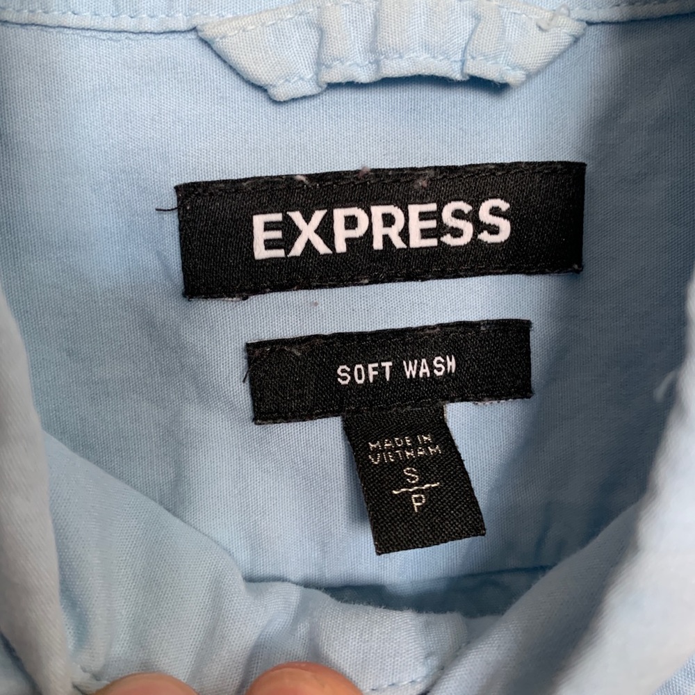 Express Casual Button-Down Tee - image 3